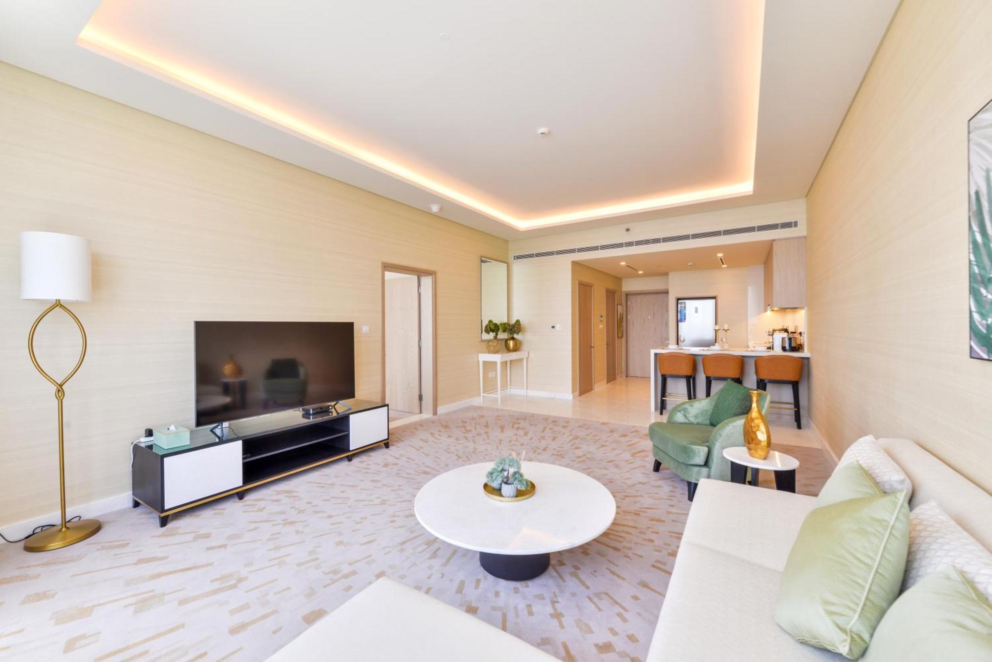 Ultra Luxury Palm Tower With Shared Hotel Facilities Dubaj Kültér fotó