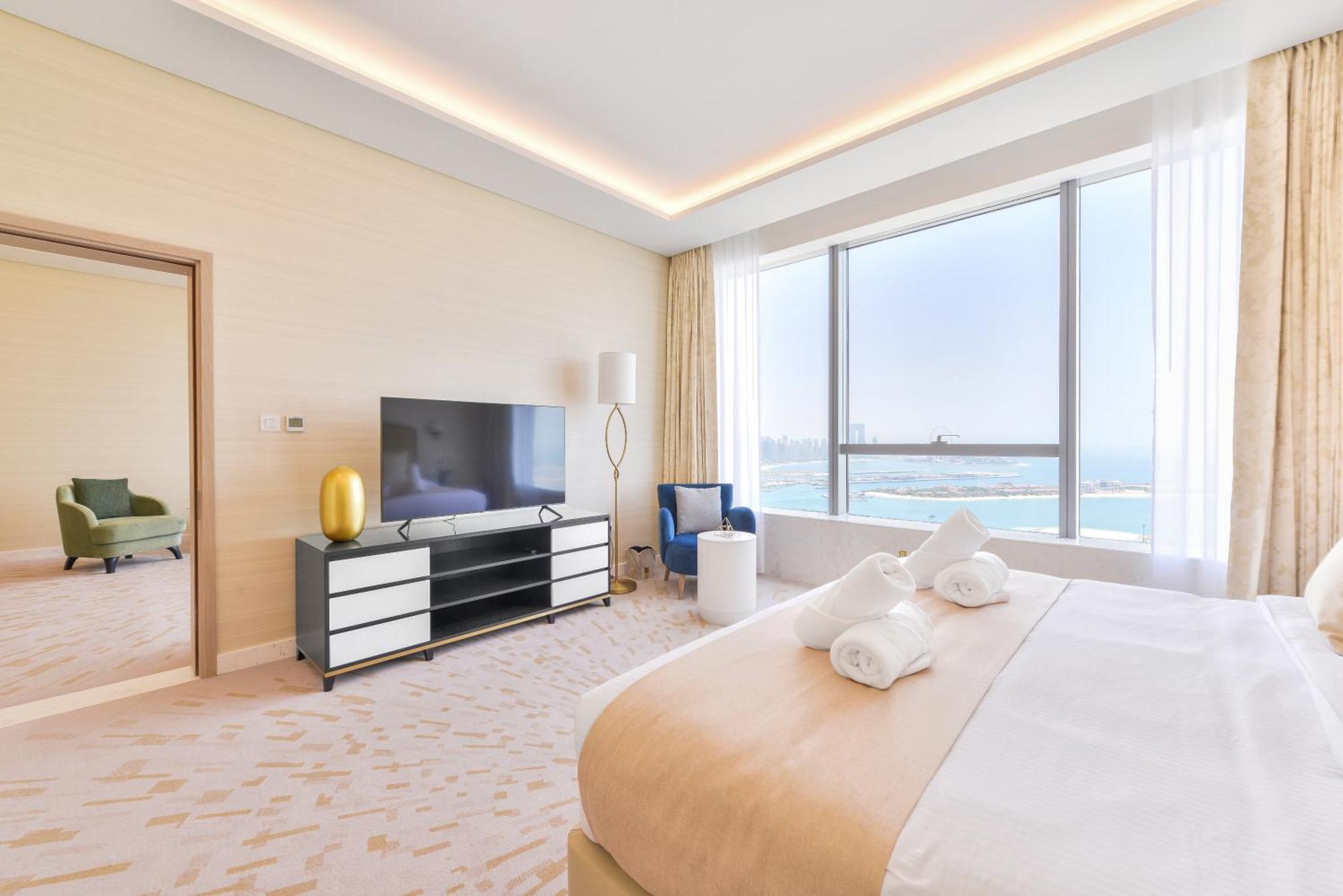 Ultra Luxury Palm Tower With Shared Hotel Facilities Dubaj Kültér fotó
