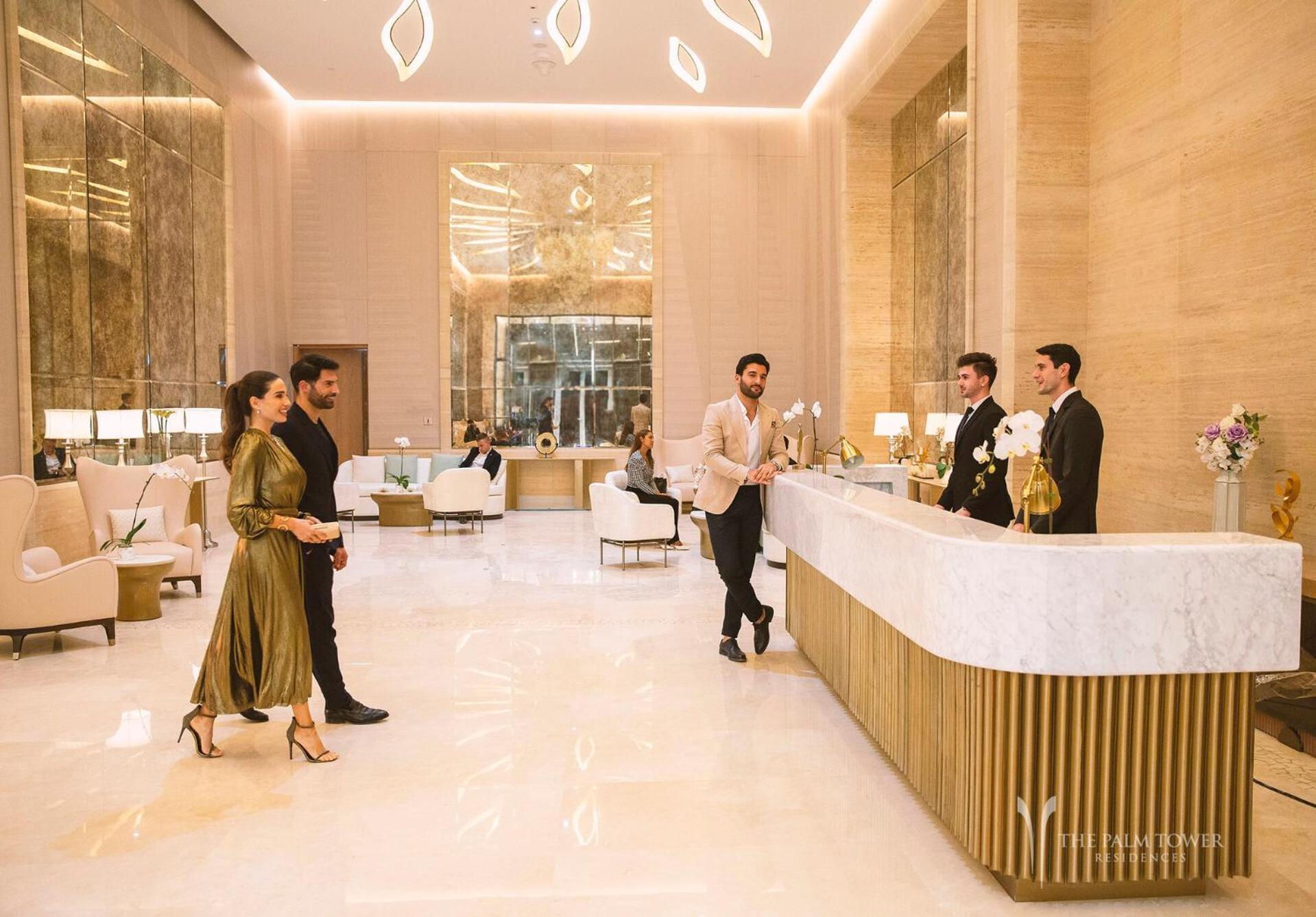 Ultra Luxury Palm Tower With Shared Hotel Facilities Dubaj Kültér fotó